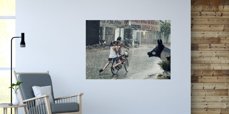 Dzieci na rowerze fotoobraz