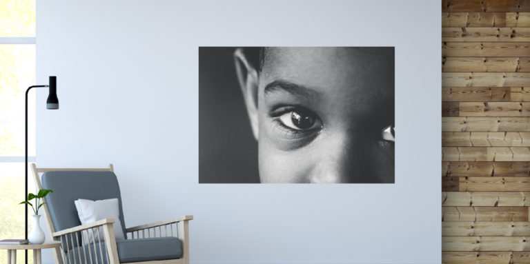 Dzieci oczy fotoobraz