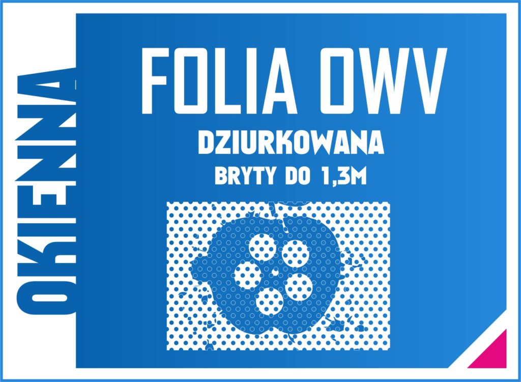 druk na folii dziurkowanej