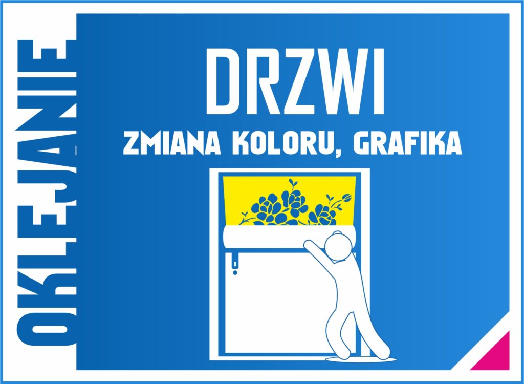 oklejanie drzwi